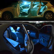 Lampada da lettura a LED per cupola per auto con telecomando bicuspide colorato da 2 pezzi da 31 mm con 6 luci a LED, 31MM  6 LED Lights