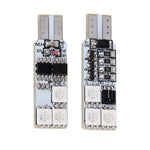 2 pezzi colorati da 36 mm T10 con telecomando per auto, lampada da lettura a LED con 6 luci a LED, 36MM 6 LED Lights