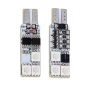 2 pezzi colorati da 36 mm T10 con telecomando per auto, lampada da lettura a LED con 6 luci a LED, 36MM 6 LED Lights