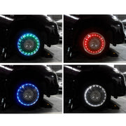 Valvola gonfiaggio pneumatici auto con LED solare