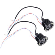2 pezzi 2,5 pollici DC12-24V 10W 900LM 6500K Car Angel Eyes Fendinebbia Fendinebbia, Lunghezza cavo: 20 cm (luce bianca + luce bianca), 2.5 inch 10W 900LM/6500K  White+White