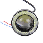 2 pezzi 2,5 pollici DC12-24V 10W 900LM 6500K Car Angel Eyes Fendinebbia Fendinebbia, Lunghezza cavo: 20 cm (luce bianca + luce bianca), 2.5 inch 10W 900LM/6500K  White+White