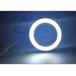2 pezzi 2,5 pollici DC12-24V 10W 900LM 6500K Car Angel Eyes Fendinebbia Fendinebbia, Lunghezza cavo: 20 cm (luce bianca + luce bianca), 2.5 inch 10W 900LM/6500K  White+White