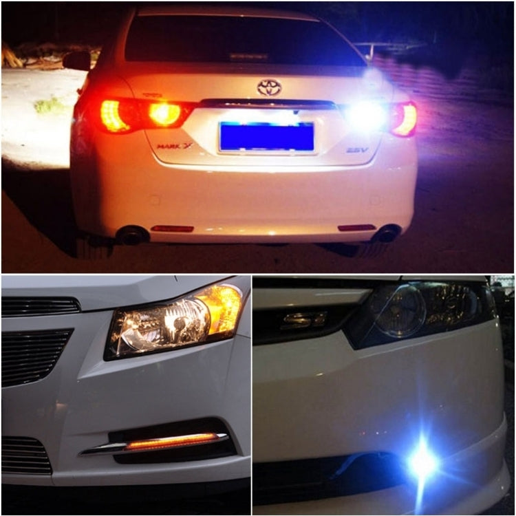 2 pezzi 2,5 pollici DC12-24V 10W 900LM 6500K Car Angel Eyes Fendinebbia Fendinebbia, Lunghezza cavo: 20 cm (luce bianca + luce bianca), 2.5 inch 10W 900LM/6500K  White+White