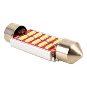 2 PZ DC 12V 2W 41MM 4014 Porta bicuspide Nessuna decodifica Lampada da lettura a cupola per auto Lampada da lettura a LED con 10 luci a LED, 41MM