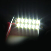 2 PZ DC 12V 2W 41MM 4014 Porta bicuspide Nessuna decodifica Lampada da lettura a cupola per auto Lampada da lettura a LED con 10 luci a LED, 41MM