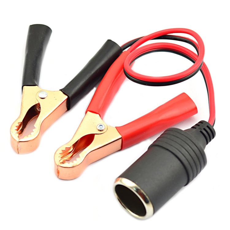 Cavo adattatore per clip per batteria accendisigari per auto 12-24 V (rosso + nero), 12-24V