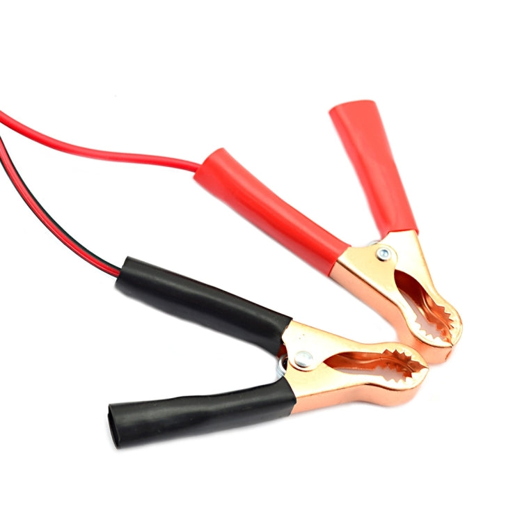 Cavo adattatore per clip per batteria accendisigari per auto 12-24 V (rosso + nero), 12-24V