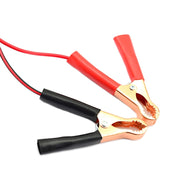 Cavo adattatore per clip per batteria accendisigari per auto 12-24 V (rosso + nero), 12-24V
