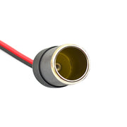 Cavo adattatore per clip per batteria accendisigari per auto 12-24 V (rosso + nero), 12-24V