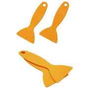 100 pezzi di raschietto piccolo in plastica gialla per pellicole per auto, accessori per raschietto per pellicole, Yellow Plastic Small Scraper