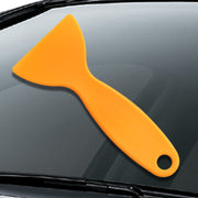 100 pezzi di raschietto piccolo in plastica gialla per pellicole per auto, accessori per raschietto per pellicole, Yellow Plastic Small Scraper