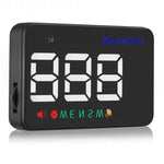 Geyiren A5 HUD Head Up Display per auto da 3,5 pollici con sistema GPS, display a due modalità, sensori di luce, velocità KM/h MPH, bussola, allarme di velocità, A5(Black), A5 (Green Light)