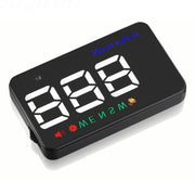 Geyiren A5 HUD Head Up Display per auto da 3,5 pollici con sistema GPS, display a due modalità, sensori di luce, velocità KM/h MPH, bussola, allarme di velocità, A5(Black), A5 (Green Light)