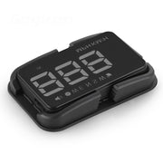 Geyiren A5 HUD Head Up Display per auto da 3,5 pollici con sistema GPS, display a due modalità, sensori di luce, velocità KM/h MPH, bussola, allarme di velocità, A5(Black), A5 (Green Light)