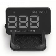 Geyiren A5 HUD Head Up Display per auto da 3,5 pollici con sistema GPS, display a due modalità, sensori di luce, velocità KM/h MPH, bussola, allarme di velocità, A5(Black), A5 (Green Light)