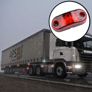 10 pz 10-30 V auto camion rimorchio Piranha LED indicatore laterale lampeggiante luci lampadina, luce rossa, 10 PCS Red Light 10-30V