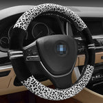 Coprivolante in grana leopardata, diametro del volante di adattamento: 37-38 cm, 37-38cm Beige, 37-38cm Coffee, 37-38cm Magenta, 37-38cm Black