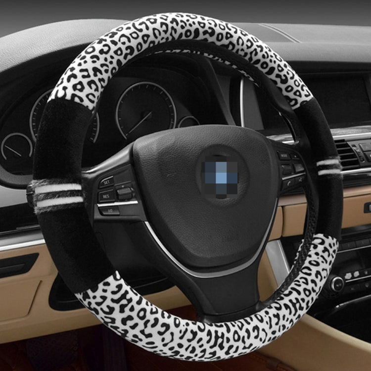 Coprivolante in grana leopardata, diametro del volante di adattamento: 37-38 cm, 37-38cm Beige, 37-38cm Coffee, 37-38cm Magenta, 37-38cm Black
