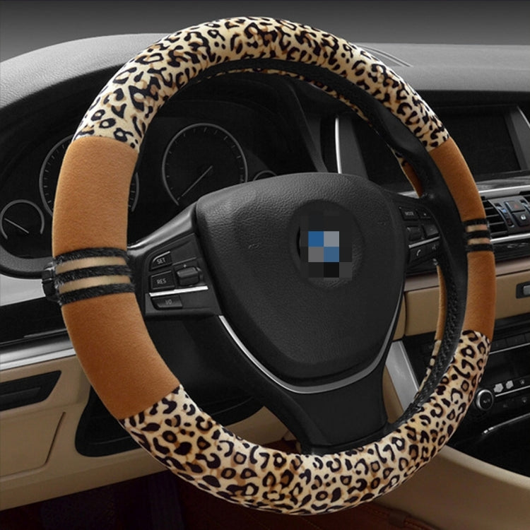 Coprivolante in grana leopardata, diametro del volante di adattamento: 37-38 cm, 37-38cm Beige, 37-38cm Coffee, 37-38cm Magenta, 37-38cm Black