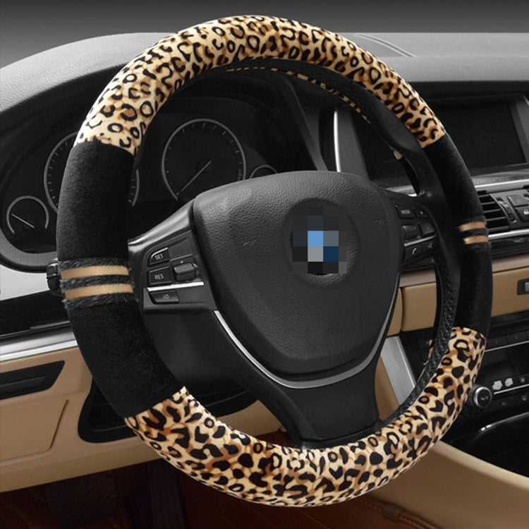 Coprivolante in grana leopardata, diametro del volante di adattamento: 37-38 cm, 37-38cm Beige, 37-38cm Coffee, 37-38cm Magenta, 37-38cm Black