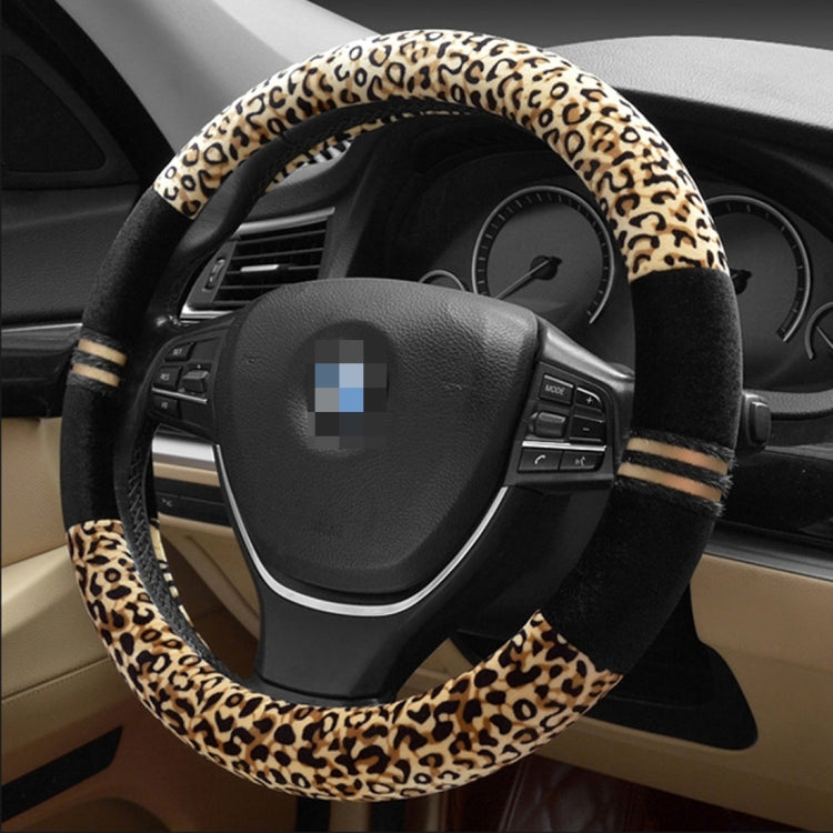 Coprivolante in grana leopardata, diametro del volante di adattamento: 37-38 cm, 37-38cm Beige, 37-38cm Coffee, 37-38cm Magenta, 37-38cm Black