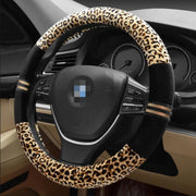 Coprivolante in grana leopardata, diametro del volante di adattamento: 37-38 cm, 37-38cm Beige, 37-38cm Coffee, 37-38cm Magenta, 37-38cm Black