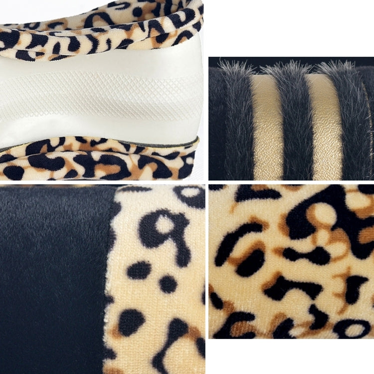 Coprivolante in grana leopardata, diametro del volante di adattamento: 37-38 cm, 37-38cm Beige, 37-38cm Coffee, 37-38cm Magenta, 37-38cm Black