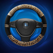 Coprivolante in grana leopardata, diametro del volante di adattamento: 37-38 cm, 37-38cm Beige, 37-38cm Coffee, 37-38cm Magenta, 37-38cm Black
