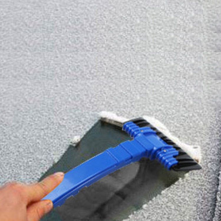 Pala da neve per auto Raschietto per ghiaccio automatico Strumenti per la pulizia di sicurezza stradale invernale Sbrinamento Rimozione antighiaccio Spazzola per neve con acqua piovana, Ice Scraper