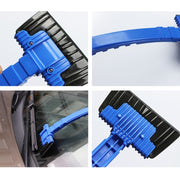 Pala da neve per auto Raschietto per ghiaccio automatico Strumenti per la pulizia di sicurezza stradale invernale Sbrinamento Rimozione antighiaccio Spazzola per neve con acqua piovana, Ice Scraper