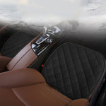 3 pezzi / set lussuoso coprisedile per auto caldo cuscino universale coprisedili anteriori posteriori per auto antiscivolo cuscino per sedia tappetini per auto caldi senza cuscino in peluche per lo schienale