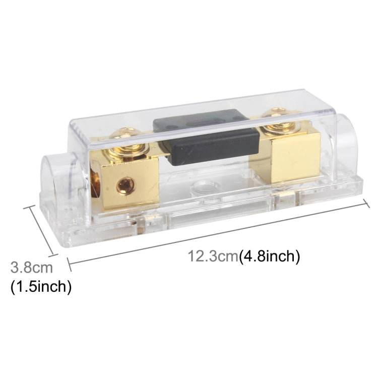 Portafusibile audio per auto Assicurazione Portafusibile audio per auto 100A Portafusibile a lama per auto Portafusibile per auto, 1 in 1 Way 100A