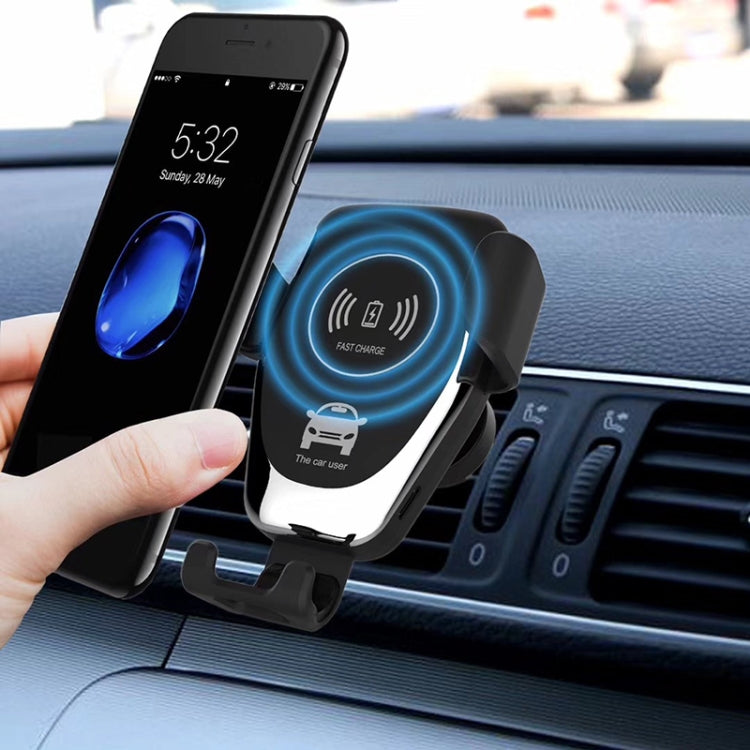 Caricatore wireless con staffa per presa d'aria per auto Caricabatterie wireless standard Qi
