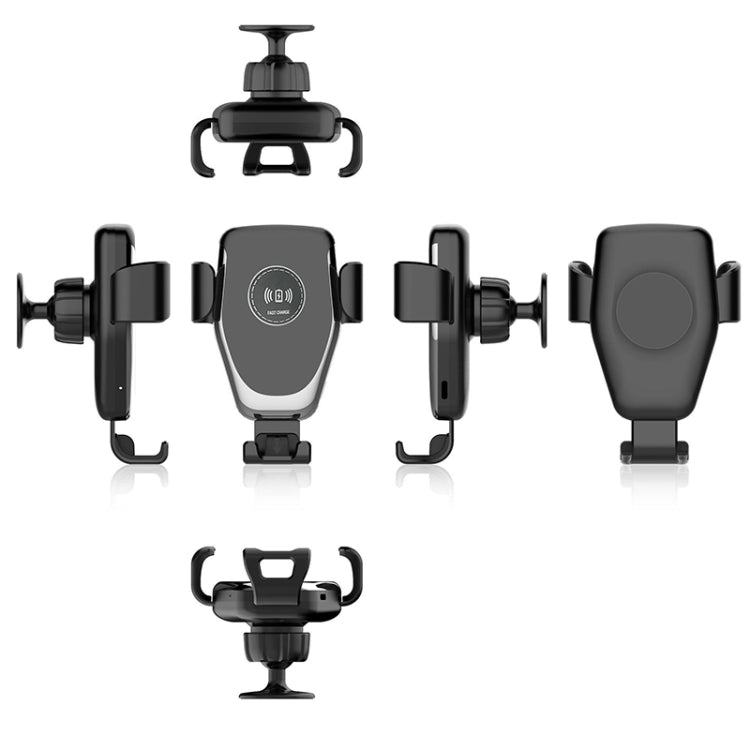 Caricatore wireless con staffa per presa d'aria per auto Caricabatterie wireless standard Qi