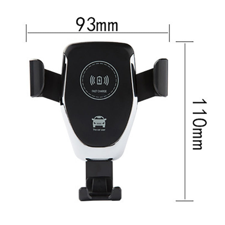 Caricatore wireless con staffa per presa d'aria per auto Caricabatterie wireless standard Qi
