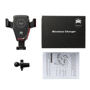 Caricatore wireless con staffa per presa d'aria per auto Caricabatterie wireless standard Qi