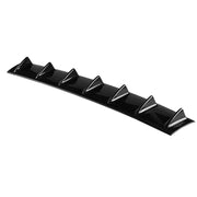 Diffusore per labbra paraurti posteriore universale per auto 7 Stile pinna di squalo ABS nero, dimensioni: 85,3 x 79,8 x 13,4 cm, 85.0x18.0x5.0cm Black