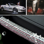Decorazione con diamanti in cristallo glitterato da 4 mm/adesivo con strass brillanti per adesivi per auto e ornamenti per telefoni cellulari