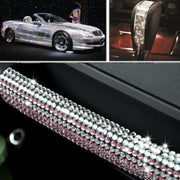 Decorazione con diamanti in cristallo glitterato da 4 mm/adesivo con strass brillanti per adesivi per auto e ornamenti per telefoni cellulari