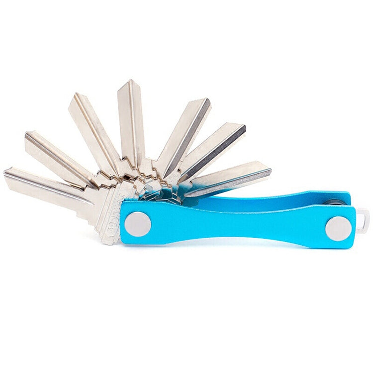 Clip portatile per riporre chiavi in metallo, (Black), (Orange), (Pink), (Green), (Grey), (Blue), (Red)