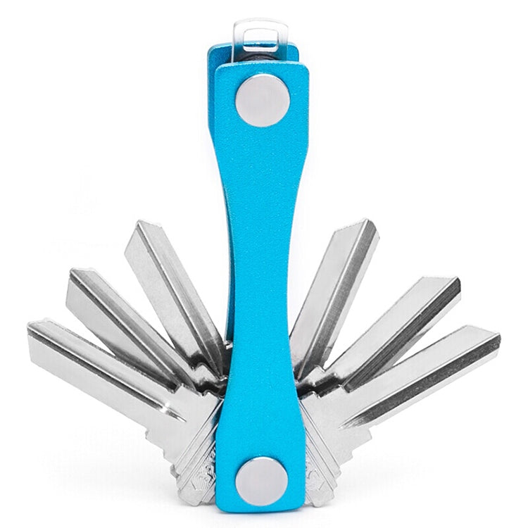 Clip portatile per riporre chiavi in metallo, (Black), (Orange), (Pink), (Green), (Grey), (Blue), (Red)