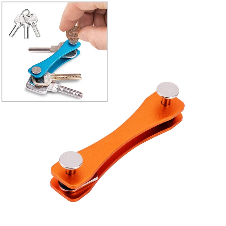 Clip portatile per riporre chiavi in metallo, (Black), (Orange), (Pink), (Green), (Grey), (Blue), (Red)