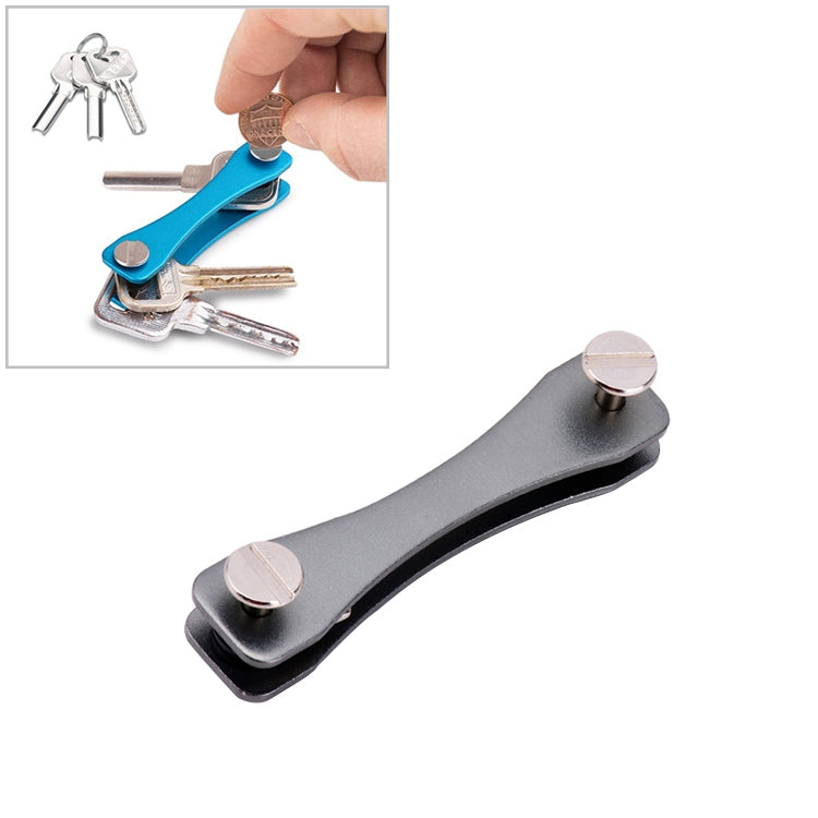 Clip portatile per riporre chiavi in metallo, (Black), (Orange), (Pink), (Green), (Grey), (Blue), (Red)