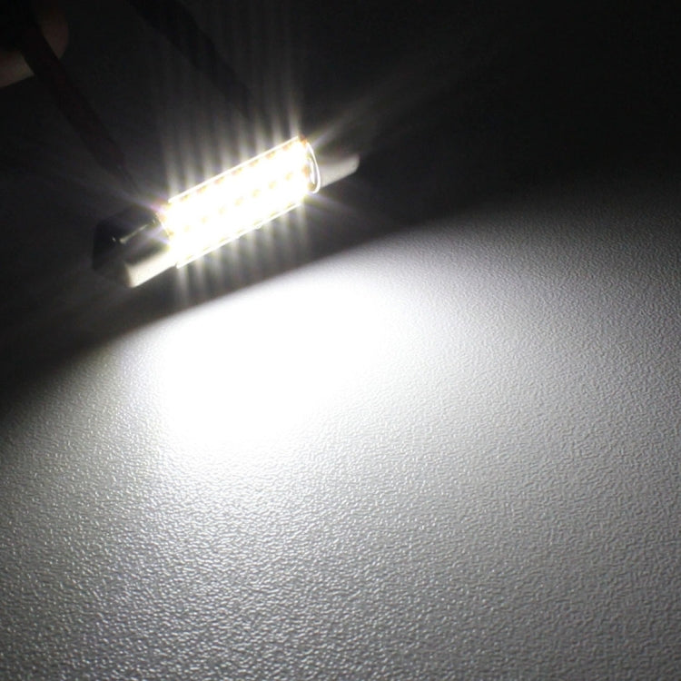 2 PZ Festoon 36mm 2W 160LM Luce bianca 16 LED SMD 4014 Luci targa senza errori Lampadina per auto, 36mm