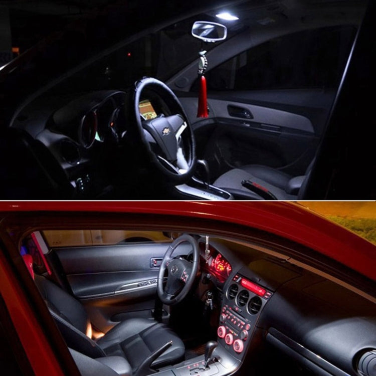 2 PZ Festoon 36mm 2W 160LM Luce bianca 16 LED SMD 4014 Luci targa senza errori Lampadina per auto, 36mm