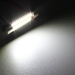 2 PZ 41mm 2W 240LM Luce bianca 24 LED SMD 4014 Luci targa senza errori Lampadina per auto, 41mm