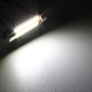 2 PZ 41mm 2W 240LM Luce bianca 24 LED SMD 4014 Luci targa senza errori Lampadina per auto, 41mm