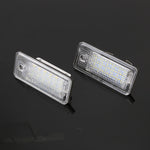 Luce targa da 2 pezzi con 18 lampade SMD-3528 per Audi, For Audi