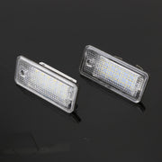 Luce targa da 2 pezzi con 18 lampade SMD-3528 per Audi, For Audi